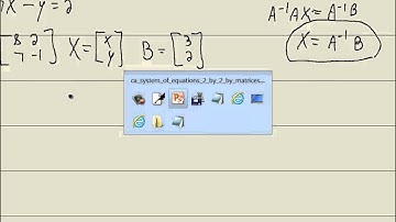 Technology in College Algebra - Systems of Linear Equations - Two Equations - Two Variables - By Mat