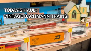 Vintage HO Scale Trains haul, Bachmann and more