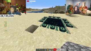 Thumbnail for BEATING MINECRAFT HARDCORE PART 9 ⛏️🍄 ft. Kai Cenat