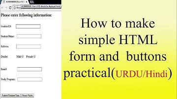 Making TextFields , CheckBoxes and buttons in html in Urdu/Hindi