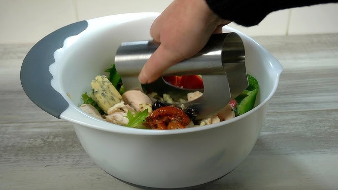  Chef'n 104-259-120 SaladShears Nylon Lettuce Chopper - White:  Salad Chopper: Home & Kitchen