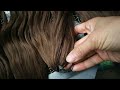 hot selling most comfortable and fastest 100% pure human hair #4 color feather line hair extension