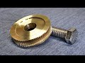 Making a Worm Gear on Bolt