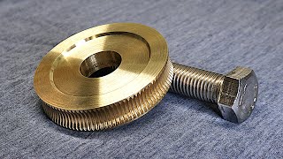 : Making a Worm Gear on Bolt