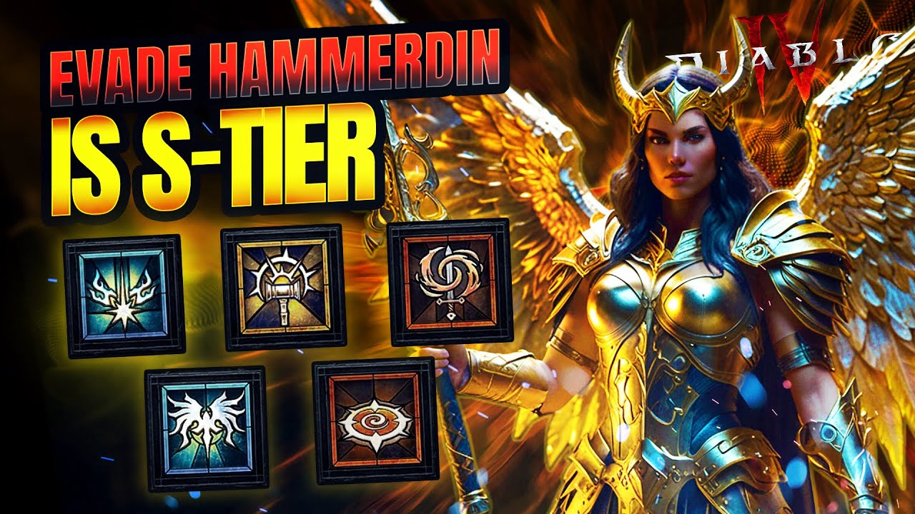 Идеальная сборка паладина для эндгейма (Уклонение Хаммердина уничтожает всё!) | Diablo 4 S11