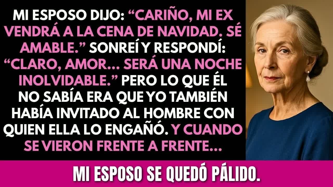 Mi esposo invitó a su ex a la cena de Navidad; cuando vio a quién invité, se quedó pálido