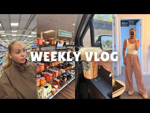 WEEKLY VLOG - shop with me at primark & homesense, new camera, house clean, autumn shopping & more!!