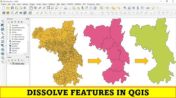 QGIS Tutorials 37: How to use Dissolve Tool in QGIS | Beginners | QGIS 3.22