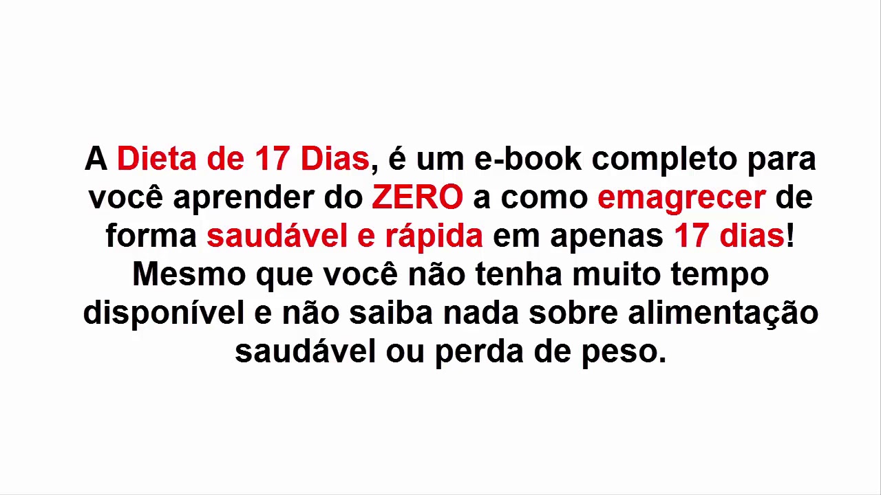 Dieta simples e rapida