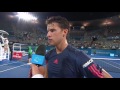 Dominic Thiem On Court Interview (R2) | Apia International Sydney 2017
