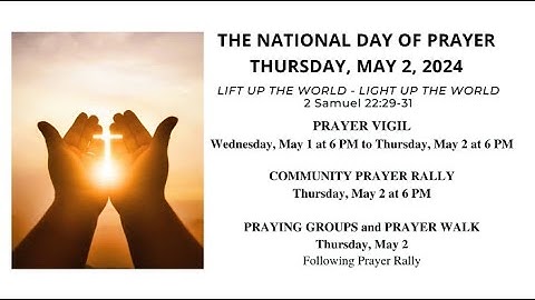 National Day of Prayer 2024: Guided prayer time