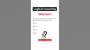 Number series Logical reasoning tricks #reasoning#logical#numberseries#new#viralvideo#shorts #maths