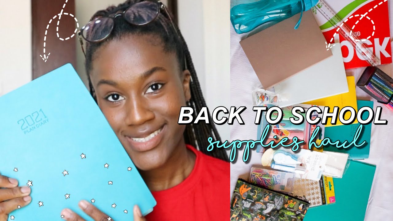 BACK TO SCHOOL SUPPLIES HAUL (2021) tips for the new semester, study
