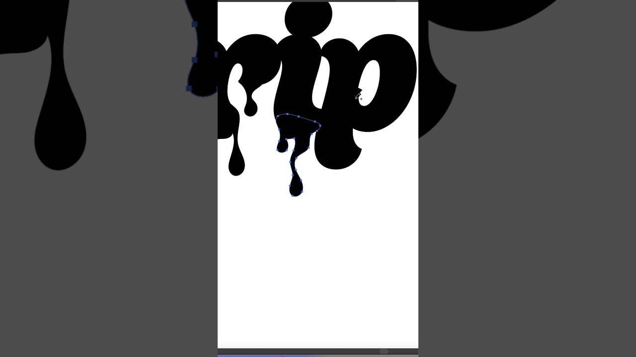 Design tutorial: How to make drippy letters the easy way
