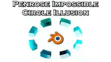 Minimal Impossible Optical Illusion - Blender Tutorial