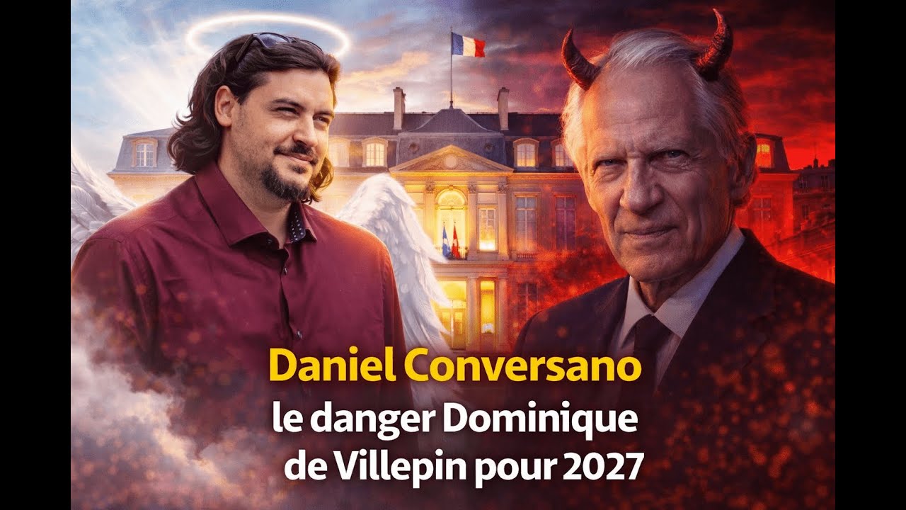 Daniel Conversano le danger Dominique de Villepin pour l’élection présidentielle 2027