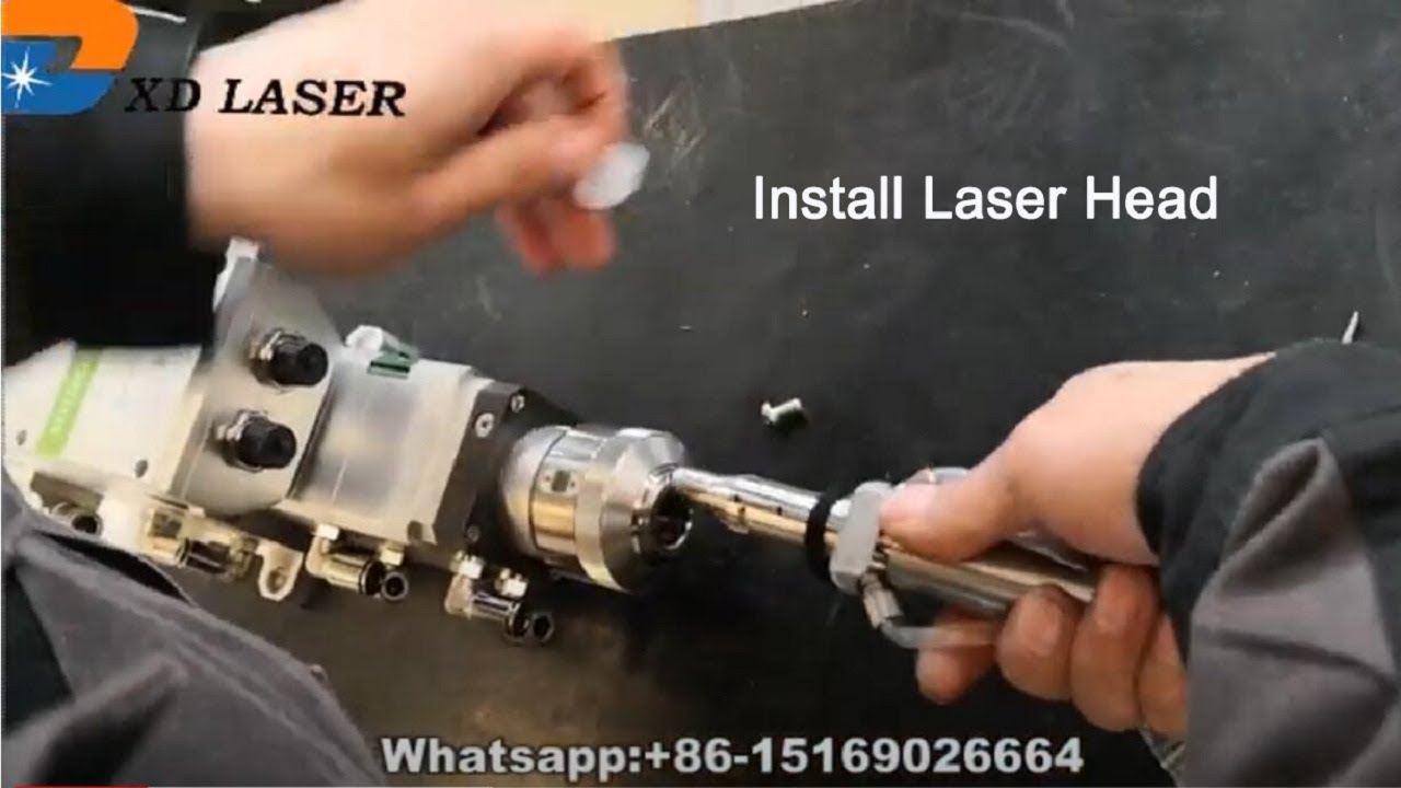 How To Install Fiber Laser Cutting Machine Laser Head? - YouTube