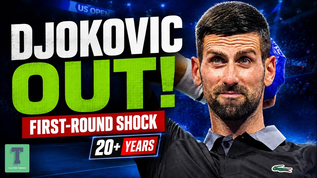 Djokovic out in Round 1 at a slam for first time in more than 20 years after US Open loss to Navone