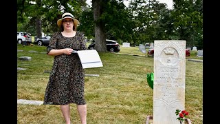 2025-09-13 Rockford Historical Society Cemetery Walk - Anna (Nilsdotter) Abrahamson WITH PHOTOS