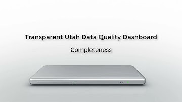 Transparent Utah Data Quality Dashboard: Completeness