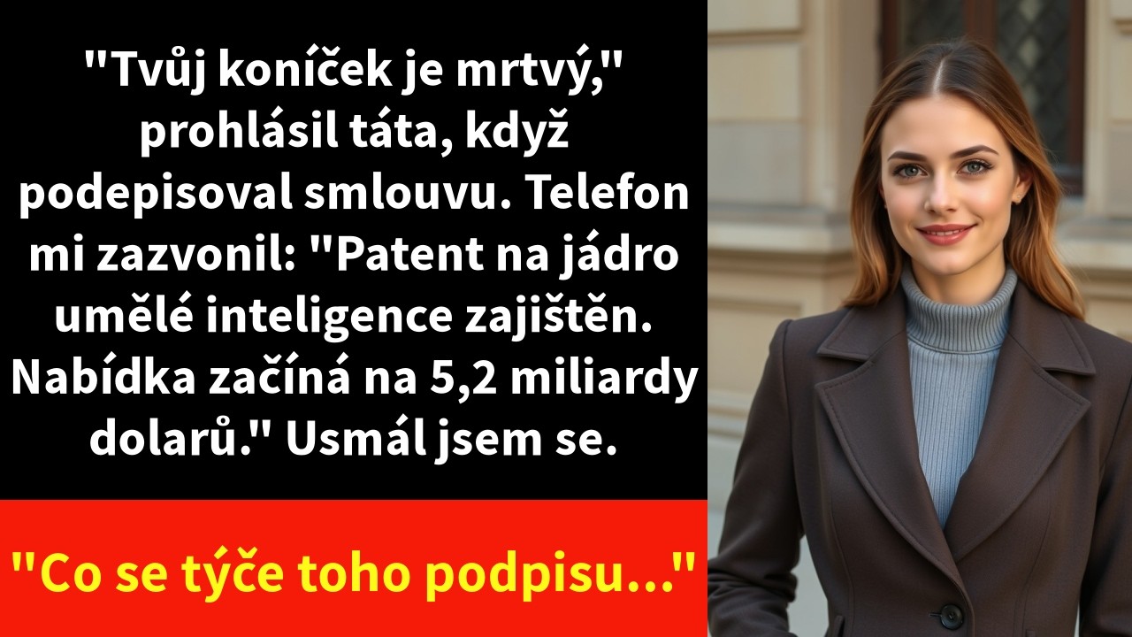Táta prohlásil můj koníček za mrtvý – pak můj technický patent rozpoutal nabídkovou válku.