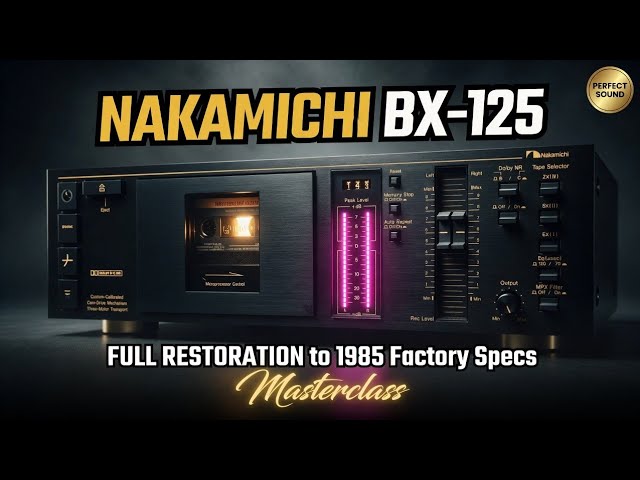 Nakamichi BX-125: Returning to 1985 Factory Specs (The Complete