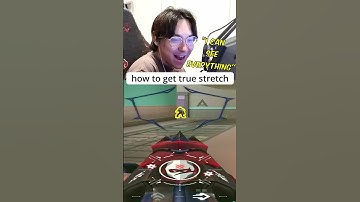 how to get true stretched res in valorant #tenz