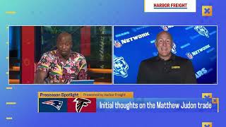 Scott Pioli shares his initial thoughts on the Patriots-Falcons Matthew Judon trade