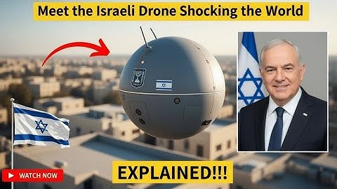 Top-down view of the drone launching from a military vehicle