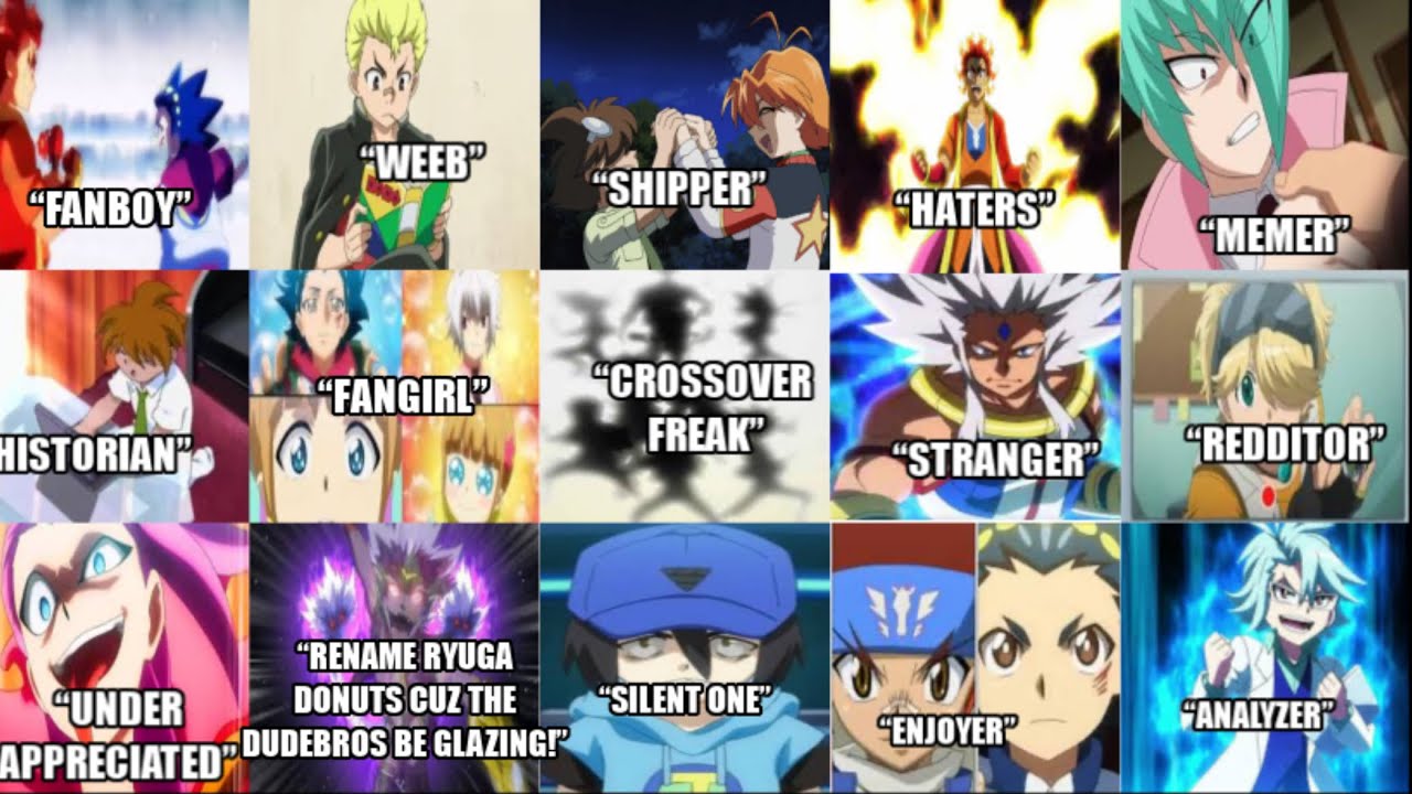 15 Types of Beyblade Fans -  Accurate?