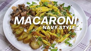 How to Make Easy, Simple, and Tasty Macaroni Navy Style in just 30 min! #food #recipe