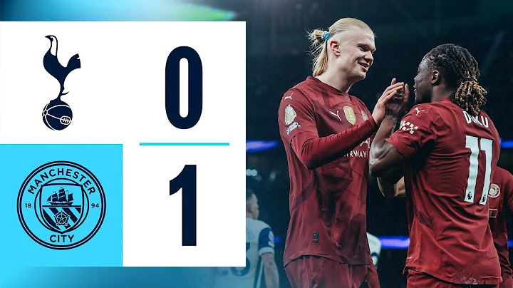 HIGHLIGHTS! Haaland goal on return earns narrow victory at Spurs | Tottenham Hotspur 0-1 Man City
