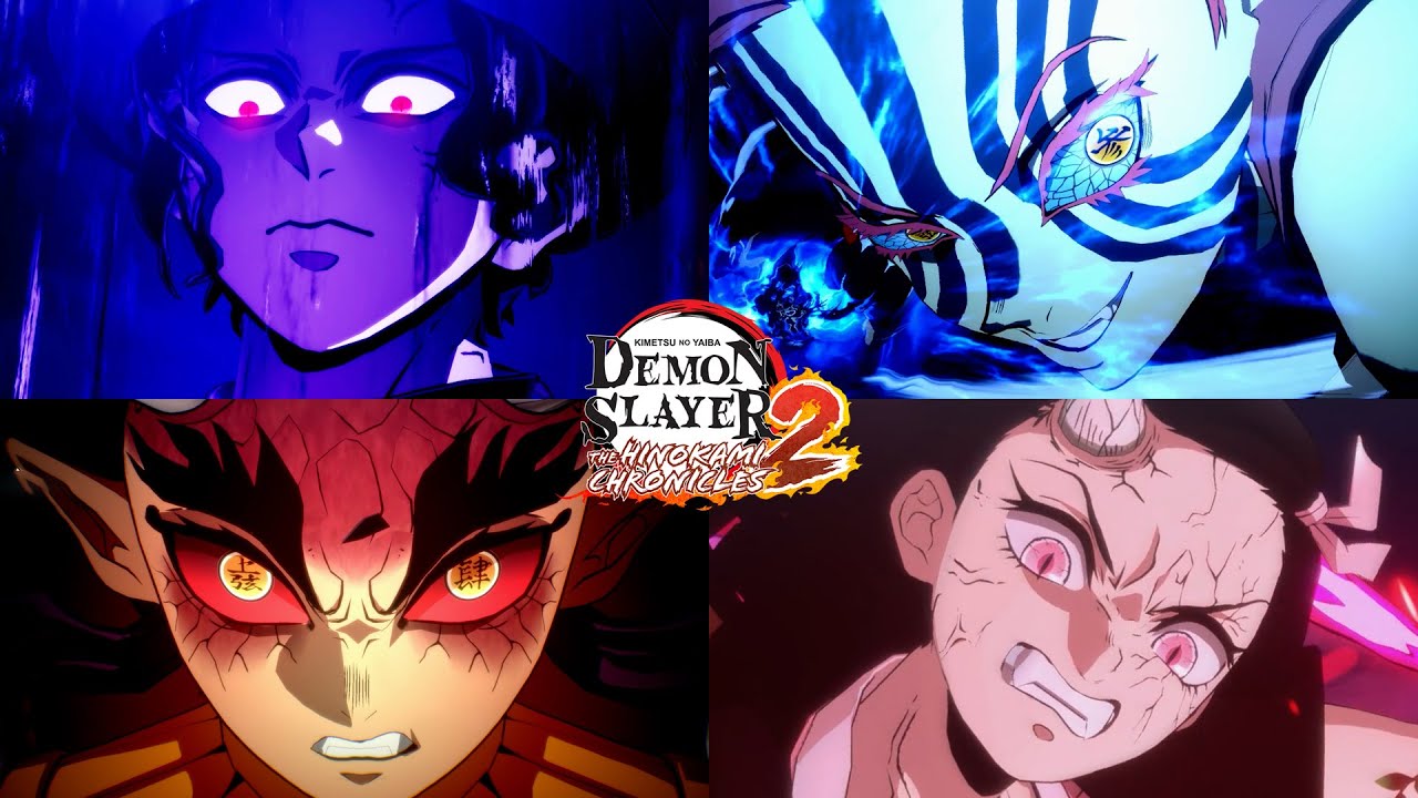 Demon Slayer Hinokami Chronicles 2 - All Demon Ultimate Attacks & Dual Ultimate Attacks (With Muzan)