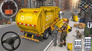 Garbage Truck Simulator 3D - Trash Truck Driver Games - Android GamePlay screenshot 2