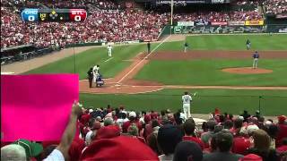 2011/09/25 Pujols receives ovation