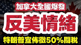 加拿大反美情緒大爆發｜貿易談判破裂　特朗普怒徵50%關稅全面開戰【肥仔傑·論政】