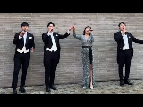 팝페라공연 시몬스테라스 크리스마스 팝페라콘서트 -팝페라그룹 볼라레 [popera group Volare] - YouTube