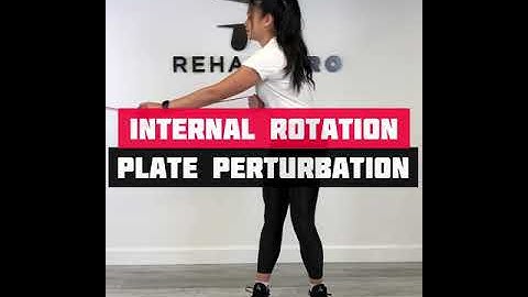 Internal Rotation Plate Perturbation - Rotator Cuff Stability Exercise