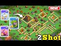 2 Shot Max Capital Peak With Mountain Golem 🗿| Clan Capital