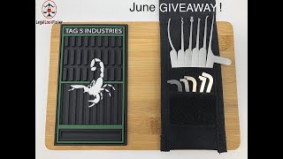 Tag5 Industries lock pick set review & giveaway!