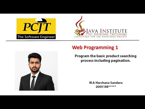 E-Shop Project | Task 19 | Web Programming 01 | Java Institute