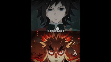 Giyu Vs Rengoku | In Terms of Writing | #shorts #demonslayer