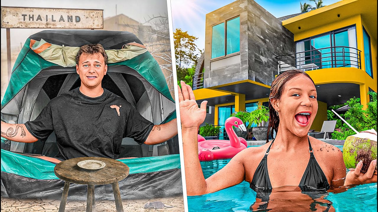 Billigste vs Dyreste overnatning i Thailand