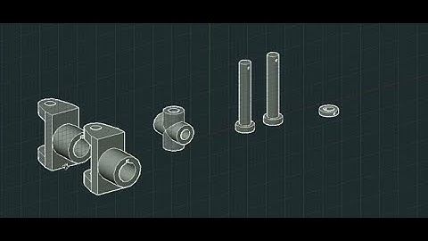 PART - 2 || UNIVERSAL JOINT || COUPLE JOINT || IN AUTOCAD