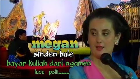 Megan sinden bule asal amerika. lucu banget.