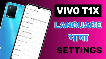 Vivo T1x Language change settings | Vivo mobile language change kaise kere