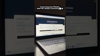 Create Professional PDF Invoices Instantly 📄 #InvoiceGenerator #PHPProjects #WebDevelopment