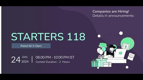 Subset GCD || Starters 118 CodeChef Contest Solution with Explanation