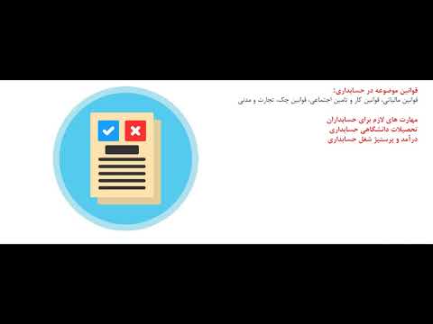 تصویری: خزانه شهرداری شهرداری. حسابداری اموال خزانه شهرداری