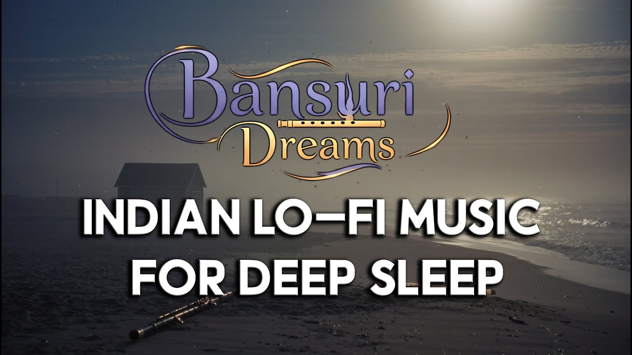 Bansuri Dreams 🌙 Indian Lo-Fi Flute Music for Deep Sleep & Peaceful Night